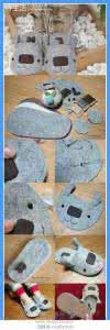 旧衣服制作温暖的拖鞋 把旧衣服改造成温暖牌拖鞋