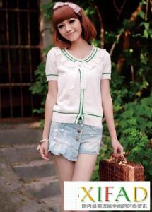 短袖镂空开衫款式图解 【转载】2款短袖开衫