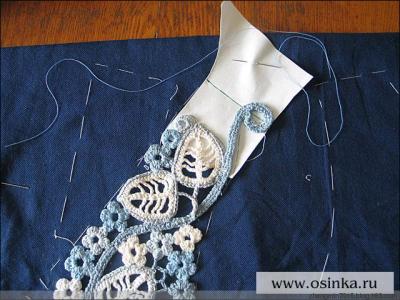 爱尔兰拼花衣453图片 【转载】爱尔兰拼花衣的网格连接方法