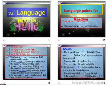 language points 12-06-05高一英语《M4-U3-language-points》(课件)