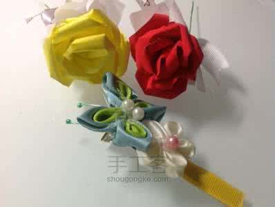 简单手工布艺小花做法 几款布艺小花和折纸花的制作方法