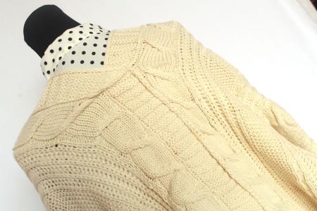 披肩斗篷的织法和款式 棒针斗篷披肩织法 棒针编织----搓板针斗篷式披肩