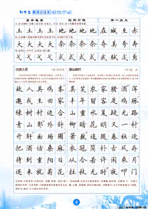 田英章正楷单字分析图 【田英章正楷单字分析】第二十六期:报、饭、术、徐