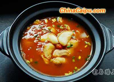 番茄汁豆腐汤 菱角茄汁汤