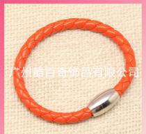 手镯和手串一起戴法 好看的皮革串珠手镯手串DIY，简约又大方