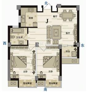 宜家家居小户型案例 家居户型风水案例