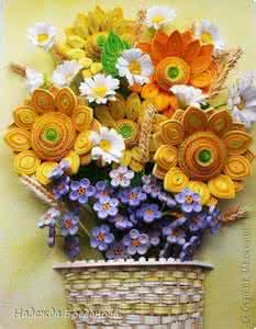 衍纸大作品欣赏 衍纸作品欣赏