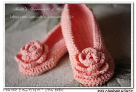 各种玫瑰花的钩编图解 转载 【Annie手工】钩编玫瑰花朵地板鞋