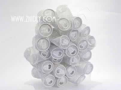 纸浮雕作品 叹为观纸的纸雕易拉罐作品