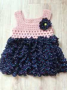 儿童钩针裙子花样图解 外网一批漂亮钩针裙花样图解