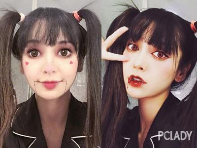 孕妈发型 万圣节发型 美孕妈Angelababy这次真会玩