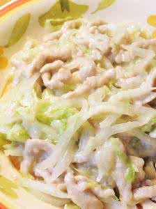 白菜烂糊肉丝含义 白菜烂糊肉丝