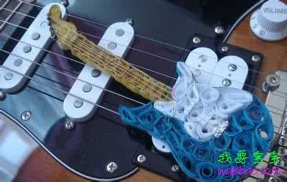 衍纸手工制作视频教程 衍纸吉他手工制作教程