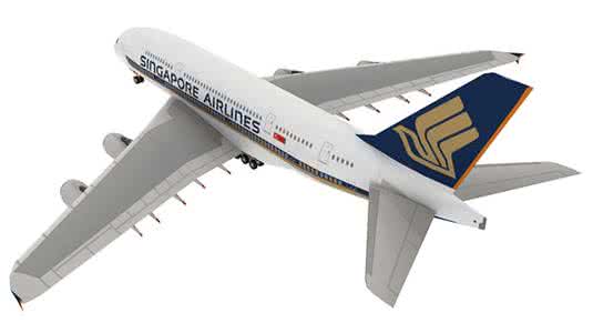 纸模型图纸免费下载 【纸模型】空中客车A380纸模型免费下载