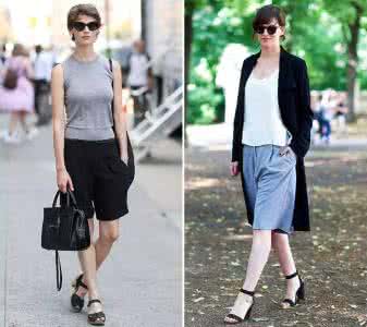 百慕大短裤 夏日型女穿搭，人手必备百慕大短裤