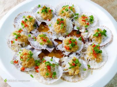 蒜蓉粉丝蒸扇贝 【图文】蒜蓉粉丝蒸扇贝