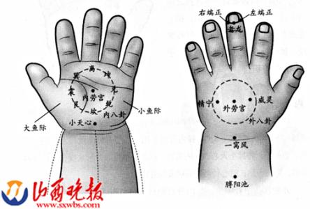 捏捏小手百病消 《捏捏小手百病消》节选(八):小儿掌心的八卦(图)
