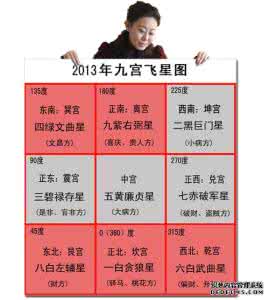 2017年风水方位九宫图 2013年九宫图
