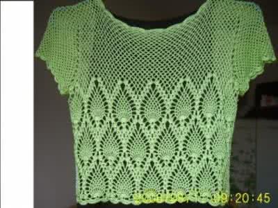 鱼儿的菠萝花钩衣图解 菠萝钩衣大集聚（有图解）