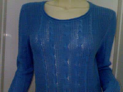 仿漂亮短袖毛衣图解 转 一件漂亮的毛衣,有空仿