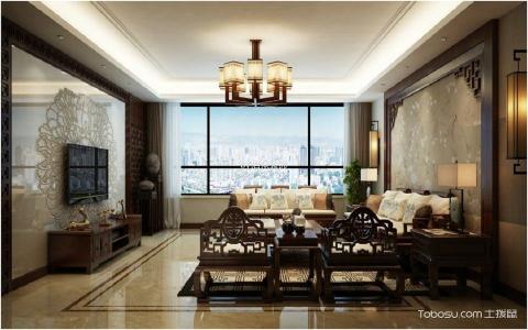 大户型中式装修效果图 大户型经典作品 120平新中式之家可以这么装！