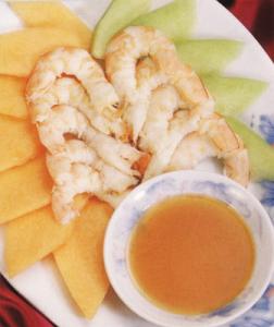 青金桔鲜果茶 鲜果桔油大虾