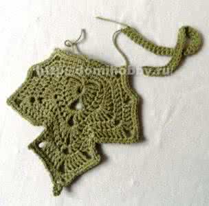 爱尔兰花边教程 爱尔兰花边教程：“葡萄藤”