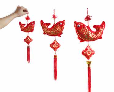 王一容九鱼图年年有余 年年有余 亲手做年年有余—鱼（钥匙挂饰）