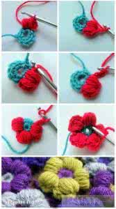 钩针编织花朵视频教程 漂亮手工花朵钩针制作图解教程