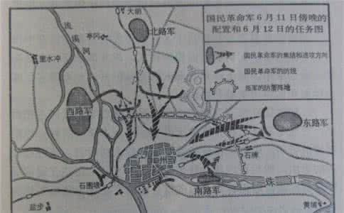 北伐战争路线 北伐战争的路线是怎样的