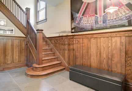 农村楼梯墙裙贴瓷砖图 农村楼梯墙裙贴瓷砖图 家庭楼梯墙裙一般贴多高?