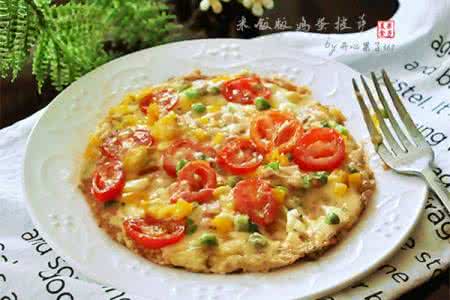 自制米饭披萨的做法 米饭披萨