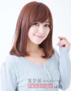 现在流行的直发发型 9款端庄淑女直发发型2015年依旧流行