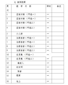 一年级传统文化教案 一年级下学期传统文化教学计划教案