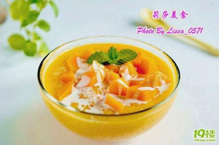芒果西米露的做法 减肥食谱之芒果西米露 舌尖上的美食