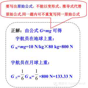 中考物理答题规范 【物理】中考必知答题规范