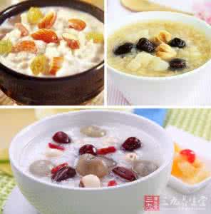 养生粥食谱 冬日滋补食谱   常吃这些粥防病又养生