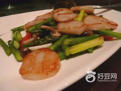 泡椒芦笋的做法 芦笋泡椒炒元贝