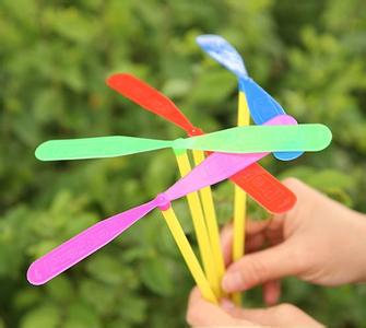 自制手工儿童玩具 飞手 DIY儿童玩具蜻蜓飞啊飞手工教程