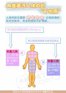 人体矿物质主要来源 图解：那些藏于人体内的“矿物质”