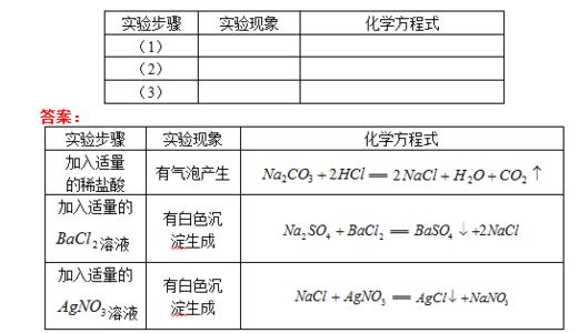 2017中考化学酸碱盐考点复习（汇总）