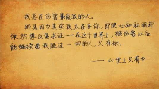 经典爱情语录 【情感语录】2012最新经典爱情语录 我错过了很多