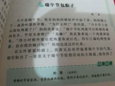 端午节作文六年级 六年级800字端午节作文