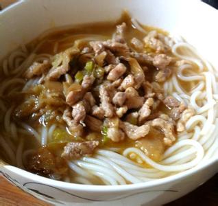 木耳肉丝米粉的做法 湘味肉丝米粉的做法
