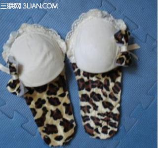 废物利用变废为宝 旧文胸、胸罩废物利用变废为宝手工制作拖鞋