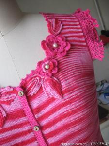 钩编漂亮带帽开衫详解 钩编结合开衫