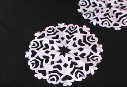 雪花剪纸图案大全 剪纸雪花 手工剪纸雪花图案与剪纸教程