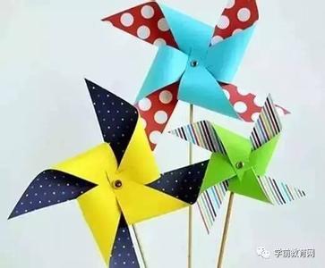 手工风车的制作方法 可爱的DIY风车制作