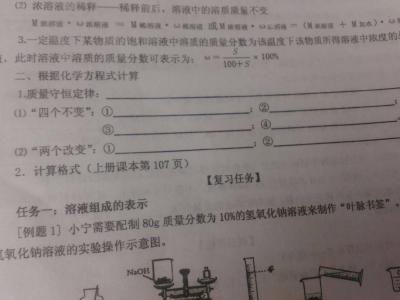 初三化学知识点总结 初三化学