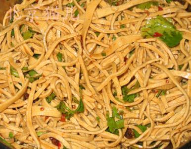 甜辣酱拌饭 甜辣酱拌豆腐丝